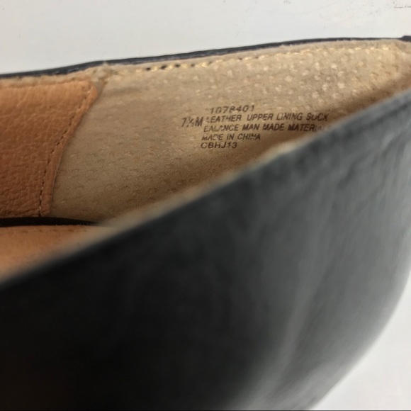 Sofft Mabel Black Leather Platform Peep Toe Heels - Picture 7 of 8